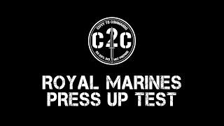 Royal Marines Press Up Test