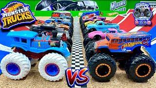 Toy Diecast Monster Truck Racing Tournament | Round #38 | Hot Wheels Mainlines  Treasure Hunts