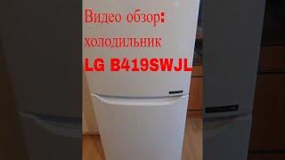 Видео обзор: холодильник LG GA-B419SWJL