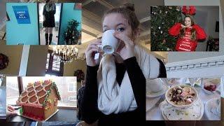 Vlogmas! Holiday Tea Party & Gingerbread Houses || Episode 2