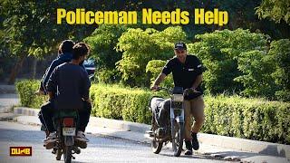 Policeman needs help | SOCIAL EXPERIMENT | Dumb TV