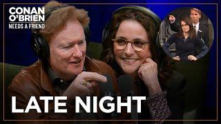 Julia Louis-Dreyfus & Conan Remember Their Favorite “Late Night” Bit  | Conan O'Brien Needs A Friend