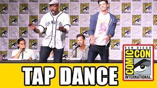 Grant Gustin & Jesse L Martin TAP DANCE Live at The Flash Season 3 Comic Con Panel