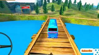 #Bus beautiful driving crossing dangerous bridge@Doctor_gamer1