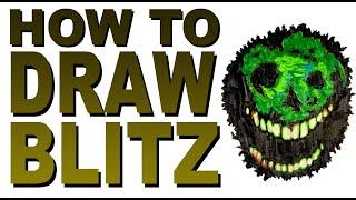 How to draw Blitz (Doors: The Hunt)