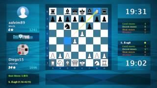 Chess Game Analysis: Diego55 - aalvim89 : 1-0 (By ChessFriends.com)