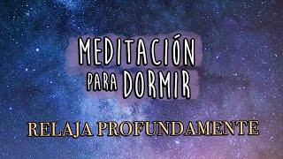 Meditación guiada para dormir  Meditación para relajarse y dormir profundamente