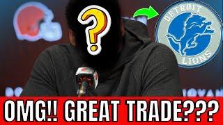 BIG NEWS FOR THE LIONS!! WILL THEY MAKE IT?? INSANE DRAFT!!! DETROIT LIONS NEWS