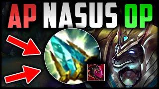 AP NASUS IS NUTS (JUST RUSH ROD) How to Play Nasus & Carry SEASON 14 - League of Legends