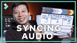 Sync Audio with Video in Filmora9! | Two Minute Tip