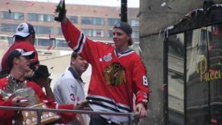 Patrick Kane and Jonathan Toews Kaner and Tazer