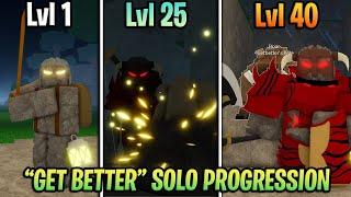 FULL Rune Slayer SOLO Progression Lvl 1 - 40 (RAW GUIDE)