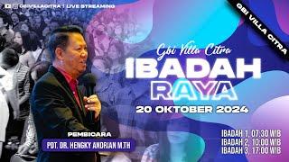 𝗜𝗯𝗮𝗱𝗮𝗵 3 || SELAMATKAN MEREKA DARI API NERAKA || 20 Oktober 2024 || Pdt. Dr. Hengky Andrian M.Th