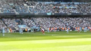 Aguero winning goal from East Stand Lower