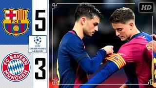 Barcelona vs Bayern Munich 5-3 • Champions League Highlights & All Goals 2024 • Barcelona Tadi Malam