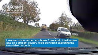 This overtake ended badly - UK Dash Cam -  Bad Driving - Road Rage - Idiot Drivers - Caught!