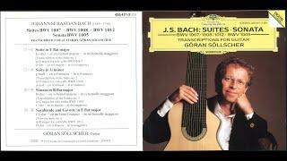 J.S.BACH - Transcriptions for guitar - BWV1007,1008,1012,1005 (Goran Sollscher)