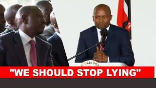 Listen to what DP Kindiki told Ruto today face to face after Catholic Church rejected their Offering