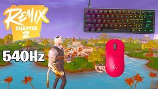 SteelSeries Apex Pro Mini ASMR  Solo Gameplay  Satisfying Keyboard Fortnite 240 FPS 4K