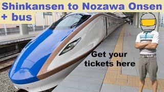 TOKYO TO NOZAWA ONSEN BY SHINKANSEN | Ticket buying + station guide | Ep 12 2024