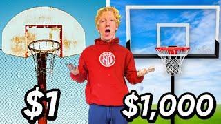 $1 VS $1,000 Basketball Hoop!