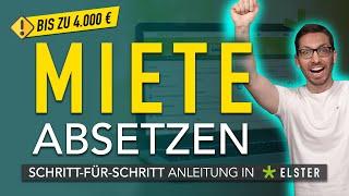 Miete erstattet bekommen vom Finanzamt! Bis zu 4000 € mit Elster Online Tutorial 2022