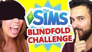 THE SIMS 4:  BLINDFOLD BUILD CHALLENGE!