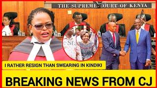 Breaking News from CJ Martha koome shakes kenya, Gachagua is going nowhere, am ready to resign now