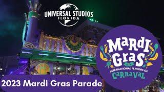 2023 Mardi Gras Parade at Universal Studios Florida in 4K