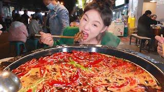 [ENG SUB] The Long-lost Spicy Food Battle! The Hairy Beef in the Hot Pot is the Real Good!