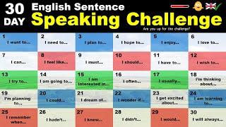 The 30-Day English Sentence Speaking Challenge!