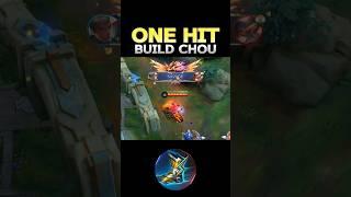  WATCH THIS - BEST BUILD CHOU 2024(ONE HIT) ~ MLBB  #mobilelegends #chou #onehitbuild #shorts