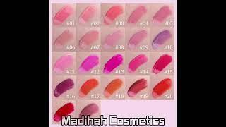 China Madihah Cosmetic Matte Lip Glaze Waterproof Liquid Lipstick Moisturizing Lip Gloss Factory