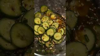 Asian Cucumber Salad recipe  #shorts  #asmr