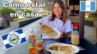 COMIDA TRADICIONAL SALVADOREÑA en GUATEMALA  PUPUSAS de EL SALVADOR | Celinaz