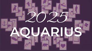 AQUARIUS ~ 2025 ASTROCLOCK ANNUAL FORECAST ~ LENORMAND READER