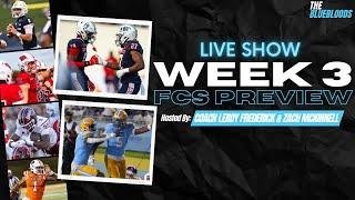 LIVE: Week 3 FCS Football Preview | The Bluebloods