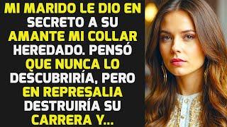 Mi Marido Le Regaló En Secreto A Su Amante Mi Collar Heredado, Pero Me Enteré Y... HISTORIAS LA VIDA