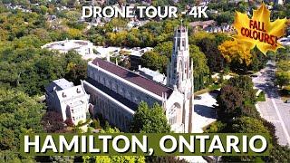 Drone Tour 4K: Hamilton, Ontario - Fall Colours from A Bird's-Eye View