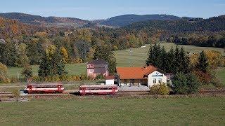 Sumava - local railway no. 198, October 2017