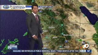 10News Meteorologist Robert Santos with your weekend forecast