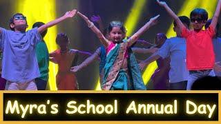 Myra's School Annual Day 2024 | Marathi Vlog 528 |