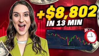 FROM $1 TO $8,802 IN 13 MIN | BINARY TRADING