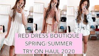 RED DRESS BOUTIQUE SPRING TRY ON HAUL