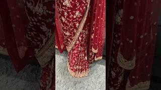 Latest trending wedding saree #latest #trending #wedding #fashion #saree