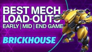 Best Mech Load-outs - Brickhouse | Best Weapons for Brickhouse Guide | Mech Arena