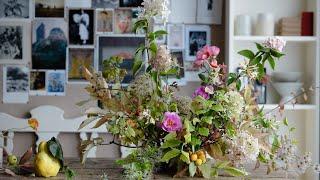 Elder, crabapple, hydrangea