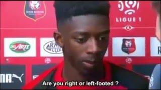 Ousmane Dembele funny interview