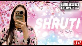 50+ SQUAD KILLS HO JAYE AAJ | SHRUTI IS LIVE #girlgamer #bgmilive #bgmi