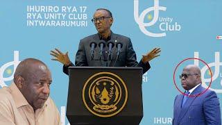 VIDEOH.E KAGAME AVUGIYE IJAMBO RYIZA RY'AMATEKA MURI UNIT CLUB AHA GASOPO ABAVUGA NABI URWANDA!